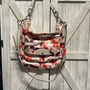 Coach satin crossbody or shoulder bag